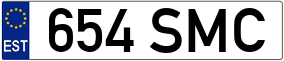 Truck License Plate